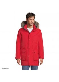 LANDS' END EXPEDITIONS Daunenparka f&uuml;r Herren, Herren, size: regular, Rot, Polyester, by Lands' End