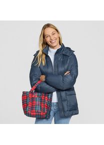 LANDS' END Ultraleichte verstaubare Wanderweight Daunen-Kapuzenjacke, Damen, size: regular, Blau, Nylon, by Lands' End