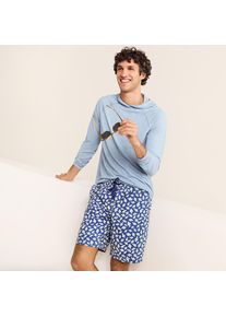 LANDS' END Badeshorts mit Hydroliner f&uuml;r Herren, 23 cm, Herren, size: regular, Blau, by Lands' End