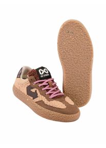 ID Eight Herren Damen-Sneaker Uriduri Teddy Braun 54 % Polyester (recycelt), 36 % Polyamid (recycelt), 10 % Apfelreste
