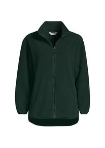 LANDS' END Teddyfleece-Jacke mit Rei&szlig;verschluss in Plus-Gr&ouml;&szlig;e, Damen, size: plus, Gr&uuml;n, Polyester, by Lands' End