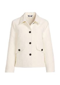 LANDS' END Boucl&eacute;-Jacke f&uuml;r Damen in Petite-Gr&ouml;&szlig;e, Damen, size: petite, Elfenbein, Polyester, by Lands' End