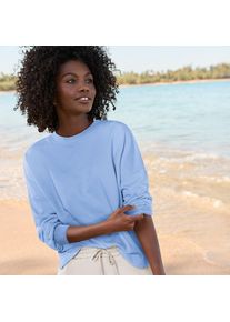 LANDS' END Leichtes Sweatshirt f&uuml;r Damen, Damen, size: regular, Blau, by Lands' End