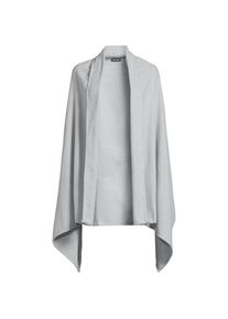 LANDS' END Gro&szlig;er CashTouch Cape-Schal f&uuml;r Damen, Damen, size: regular, Grau, Polyester, by Lands' End