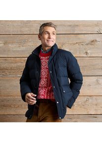 LANDS' END Wasserabweisende Daunenjacke, Herren, size: regular, Blau, Polyester/Daunen, by Lands' End