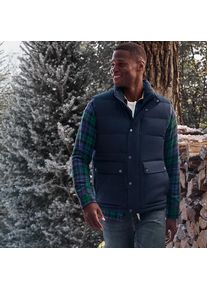 LANDS' END Wasserabweisende Daunenweste, Herren, size: regular, Blau, Polyester, by Lands' End