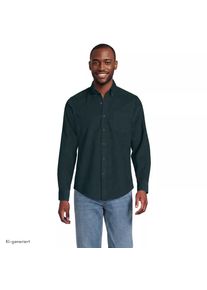 LANDS' END Feincordhemd, Herren, size: regular, Gr&uuml;n, Baumwolle, by Lands' End
