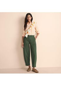 LANDS' END Barrel-Chinos High Waist f&uuml;r Damen, Damen, size: regular, Gr&uuml;n, Baumwolle/Elasthan, by Lands' End