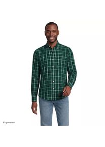 LANDS' END Feincordhemd, Herren, size: regular, Gr&uuml;n, Baumwolle, by Lands' End
