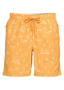 LANDS' END Badeshorts mit Hydroliner f&uuml;r Herren, 18 cm, Herren, size: regular, Orange, by Lands' End