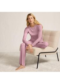 LANDS' END Pyjama-Set aus Viskose f&uuml;r Damen, Damen, size: regular, Pink, Viskose, by Lands' End
