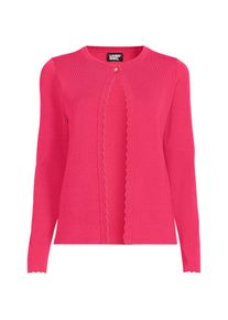 LANDS' END Cardigan mit Muschelrand f&uuml;r Damen, Damen, size: regular, Pink, Viskose/Viskose-Mischung/Polyester-Mischung, by Lands' End