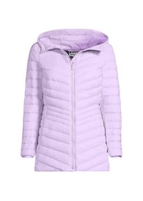 LANDS' END Daunenjacke WANDERWEIGHT Verstaubar Ultraleicht mit Kapuze f&uuml;r Damen, Damen, size: regular, Lila, Nylon/Daunen, by Lands' End