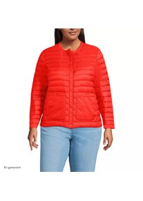 LANDS' END Daunenjacke WANDERWEIGHT Verstaubar Ultraleicht f&uuml;r Damen in Plus-Gr&ouml;&szlig;e, Damen, size: plus, Orange, Nylon, by Lands' End