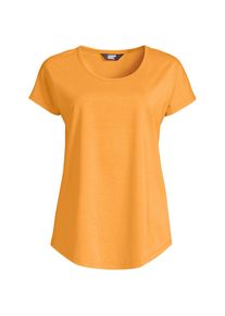 LANDS' END Shirt aus Baumwolle/Modal-Mix mit Ballettausschnitt f&uuml;r Damen, Damen, size: regular, Orange, Baumwolle/Baumwoll-Mischung/Baumwolle, by Lands' End