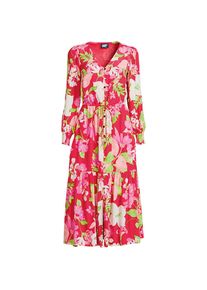 LANDS' END Gemustertes Midikleid f&uuml;r Damen in Plus-Gr&ouml;&szlig;e, Damen, size: plus, Pink, Viskose, by Lands' End