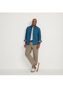 LANDS' END Bundfalten-Chino f&uuml;r Herren, Relaxed Fit, Herren, size: regular, Beige, Baumwolle/Elasthan, by Lands' End