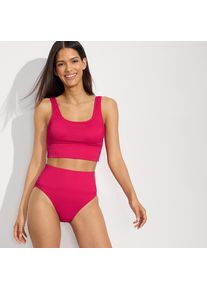 LANDS' END Komfort-Midkini Ottoman, zweiteilig, f&uuml;r Damen, Damen, size: regular, Rot, Elasthan/Nylon-Mischung, by Lands' End