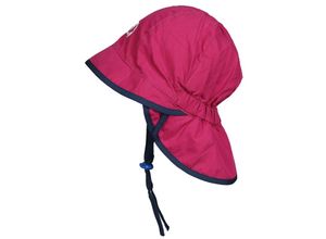 4051578412654 - finkid - Sonnenhut HELLE mit Nackenschutz in raspberry navy Gr48-51