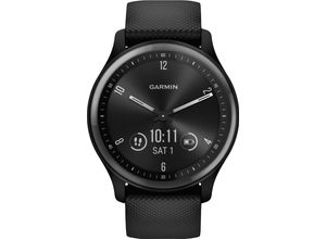 0753759274498 - GARMIN Vivomove Sport Smartwatch Faserverstärktes Polymer Silikon 125-190 mm Schwarz Schiefergrau