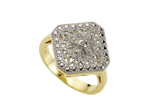 4006046162708 - Ring 925 - Sterling Silber Diamant weiß bicolor 00106ct (Größe 021 (661))