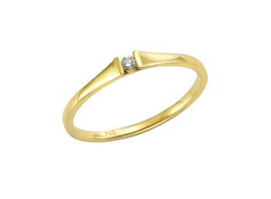 4006046300476 - Orolino Ring 585 - Gold Brillant weiß Glänzend 004ct (Größe 052 (166))