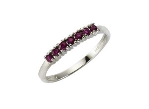 4006046369572 - Fingerring FASCINATION BY ELLEN K Gold 375 mit echten Rubinen Fingerringe Gr 062 (197) Gold weiß (weiß rot) Damen Fingerringe Handschmuck (Ringe) 4006046369572 - Fingerring FASCINATION BY ELLEN K Gold 375 mit echten Rubinen Fingerringe Gr 062 (197) Gold weiß (weiß rot) Damen Fingerringe Handschmuck (Ringe)