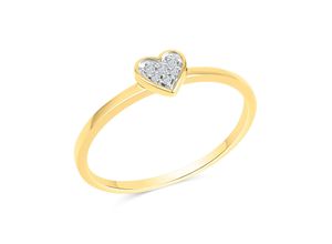 4006046348645 - Ring 585 - Gold Brillant weiß Glänzend 0025ct (Größe 054 (172))