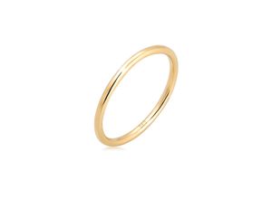 4050878567965 - Fingerring ELLI PREMIUM Bandring Ehering Trauring Hochzeit 585er Gelbgold Fingerringe Gr 52 mm ohne Stein Gelbgold 585 15 mm goldfarben (gold) Damen Fingerringe