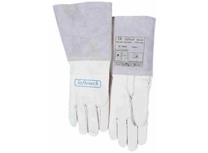 9004853591464 - Weldas ELMAG 5-Finger-Schweißerhandschuhe 10-1005 XXL WIG TIG aus Top-Kalbs-Vollleder mit verstärkten Daumen L=35 cm Gr 105 (1 Paar)