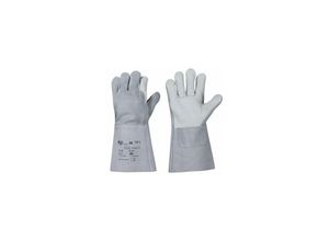 4025888000962 - Schweißer-Handschuh 5-FingerNarbenleder35 cm Lieferumfang 12 Paar