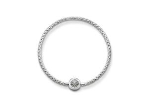 4051245111576 - Armband THOMAS SABO für Beads KA0001-001-12-L17 KA0001-001-12-L19 Armbänder Gr 19 Silber 925 (Sterlingsilber) silberfarben Damen Silberarmband Armbänder Silber