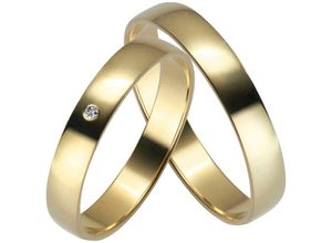 4007972851728 - Trauring FIRETTI Schmuck Geschenk Gold 375 Hochzeit Ehering LIEBE Fingerringe Gr 54 ohne Brillant Gelbgold 375 25 mm goldfarben (gelbgoldfarben) Made in Germany - wahlweise mit oder ohne Brillant