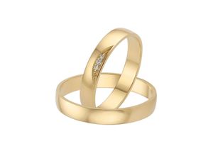 4007972592379 - Trauring FIRETTI Schmuck Geschenk Gold 375 Hochzeit Ehering LIEBE Fingerringe Gr 21 002 ct SI = kleine Einschlüsse mit Brillanten Gelbgold 585 35 mm goldfarben (gelbgoldfarben) Made in Germany wahlweise mit oder ohne Brillanten