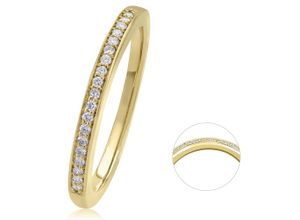 4067551978093 - Diamantring 009 ct Diamant Brillant Memoire Ring aus 585 Gelbgold Fingerringe Gr 57 Gelbgold 585-Diamanten goldfarben (gold) Damen Gold Schmuck Memoire