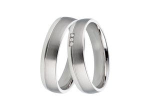 4251729897228 - Trauring Schmuck Geschenk Silber 925 Ehering Partnerring LIEBE Fingerringe Gr 62 003 ct SI = kleine Einschlüsse mit Brillanten Silber 925 (Sterlingsilber)-Diamanten 5 mm silberfarben Trauringe Made in Germany wahlweise mit oder ohne Brillanten