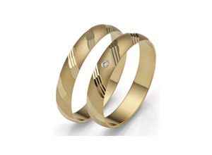 4007972596506 - Trauring FIRETTI Schmuck Geschenk Gold 375 Hochzeit Ehering LIEBE Fingerringe Gr 58 ohne Brillant Gelbgold 585 40 mm gelb (gelbgoldfarben) Trauringe Made in Germany wahlweise mit oder ohne Brillanten