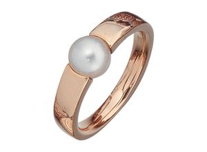 4061861041300 - Perlenring JOBO Fingerringe Gr 54 Roségold 585-Perlen rosegold (roségold 585) Damen Fingerringe 585 Roségold mit einer Süßwasser-Zuchtperle