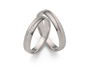 4007972641473 - Trauring FIRETTI Schmuck Geschenk Hochzeit Ehering LIEBE Fingerringe Gr 63 ohne Zirkonia Silber 925 (Sterlingsilber) 4 mm silberfarben Trauringe Made in Germany - wahlweise mit oder ohne Zirkonia (synth)