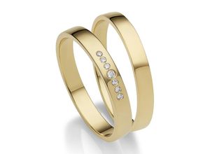 4007972649615 - Trauring FIRETTI Schmuck Geschenk Gold 375 Hochzeit Ehering LIEBE Fingerringe Gr 66 004 ct SI = kleine Einschlüsse mit Brillanten Gelbgold 375 3 mm gelb (gelbgoldfarben) Made in Germany wahlweise mit oder ohne Brillanten