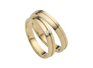 4007972543401 - Trauring FIRETTI Schmuck Geschenk Gold 750 Hochzeit Ehering LIEBE Fingerringe Gr 56 ohne Brillant Gelbgold 375 35 mm gelb (gelbgoldfarben) Made in Germany wahlweise mit oder ohne Brillant