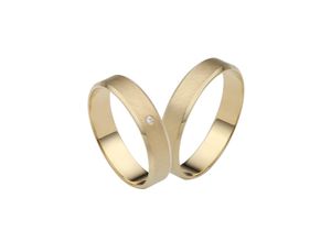 4007972553042 - Trauring FIRETTI Schmuck Geschenk Gold 750 Hochzeit Ehering LIEBE Fingerringe Gr 68 ohne Brillant Gelbgold 375 45 mm gelb (gelbgoldfarben) Made in Germany wahlweise mit oder ohne Brillant