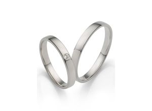 4007972616310 - Trauring FIRETTI Schmuck Geschenk Hochzeit Ehering LIEBE Fingerringe Gr 60 ohne Zirkonia Silber 925 (Sterlingsilber) 3 mm silberfarben Trauringe Made in Germany - wahlweise mit oder ohne Zirkonia (synth)