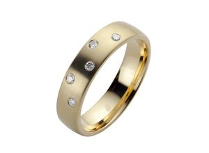 4007972330681 - Trauring FIRETTI Schmuck Geschenk Gold 585 Hochzeit Ehering LIEBE Sterne Fingerringe Gr 175 01 ct SI = kleine Einschlüsse mit Brillanten Gelbgold 585 5 mm gelb (gelbgoldfarben) Trauringe Made in Germany wahlweise mit oder ohne Brillanten