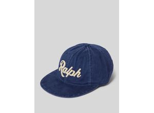 3616850675748 - - Baseball-Kappe aus Twill in Marineblau mit Logo-Schriftzug