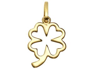 4067602938137 - Ketten-Anhänger FIRETTI Schmuck Geschenk Gold 333 Halsschmuck Anhänger für Halskette Kleeblatt Schmuckanhänger Gr Gelbgold 333 031 g gelb (gelbgoldfarben) Damen