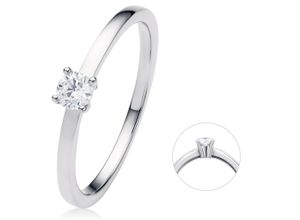 4069415367876 - Diamantring VIVANCE 02 ct Diamant Brillant Ring aus 950 Platin Fingerringe Gr 50 Platin 950-Diamanten silberfarben (silber) Damen Platin Schmuck