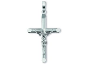 4067551505244 - Kette mit Anhänger Kreuz aus 925 Silber Halsketten Gr Silber 925 (Sterlingsilber) silberfarben (silber) Damen Schmuckset - Set mit verstellbarer Halskette