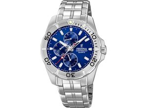 8430622736889 - Multifunktionsuhr FESTINA F20445 2 Armbanduhren silberfarben Herren Armbanduhr Quarzuhr Herrenuhr Edelstahlarmbandbis 10bar wasserd