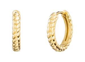 9120120096385 - Paar Creolen JULIE JULSEN 925 - Sterling Silber vergoldet 15mm Ohrringe Gr ONE-SIZE Silber 925 (Sterlingsilber) goldfarben (gold) Damen 9120120096385 - Paar Creolen JULIE JULSEN 925 - Sterling Silber vergoldet 15mm Ohrringe Gr ONE-SIZE Silber 925 (Sterlingsilber) goldfarben (gold) Damen